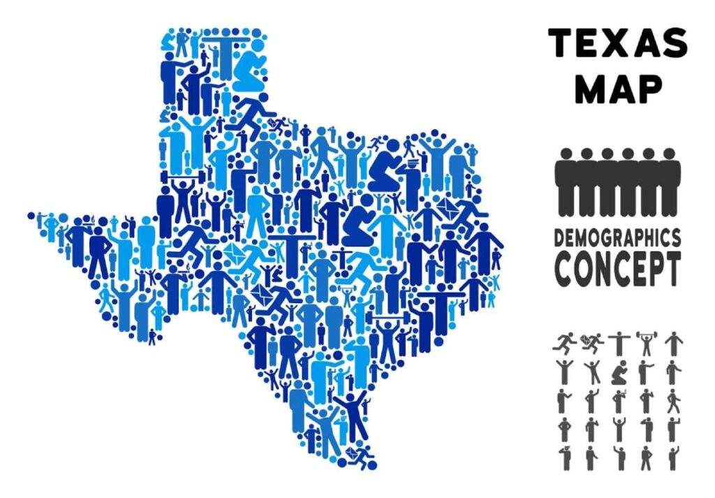 Texas demographic map